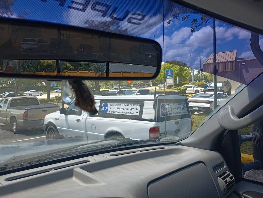 RIP Pest Control truck spotted in Fort Lauderdale parking lot